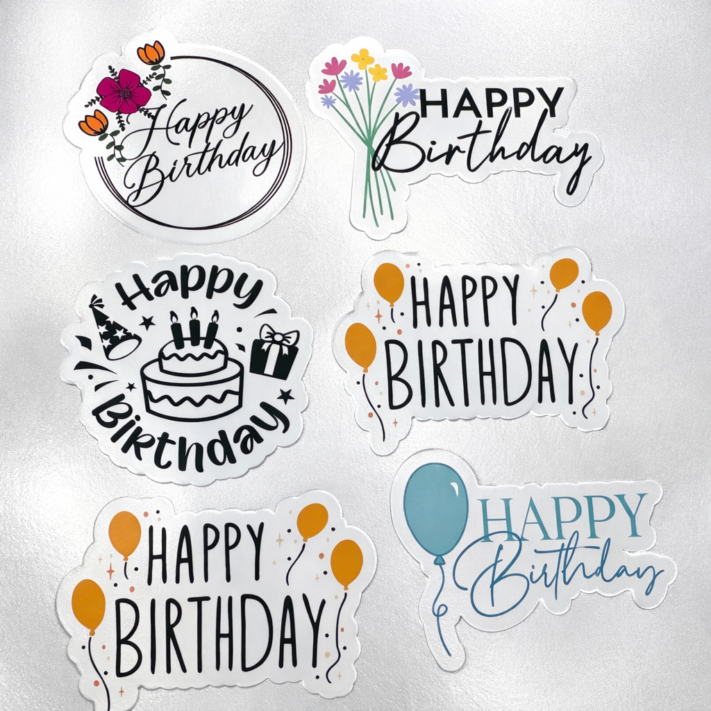 Happy Birthday Sticker