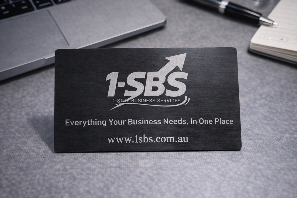 Bulk Personalised Metal Business Cards - Starting from 10 pcs