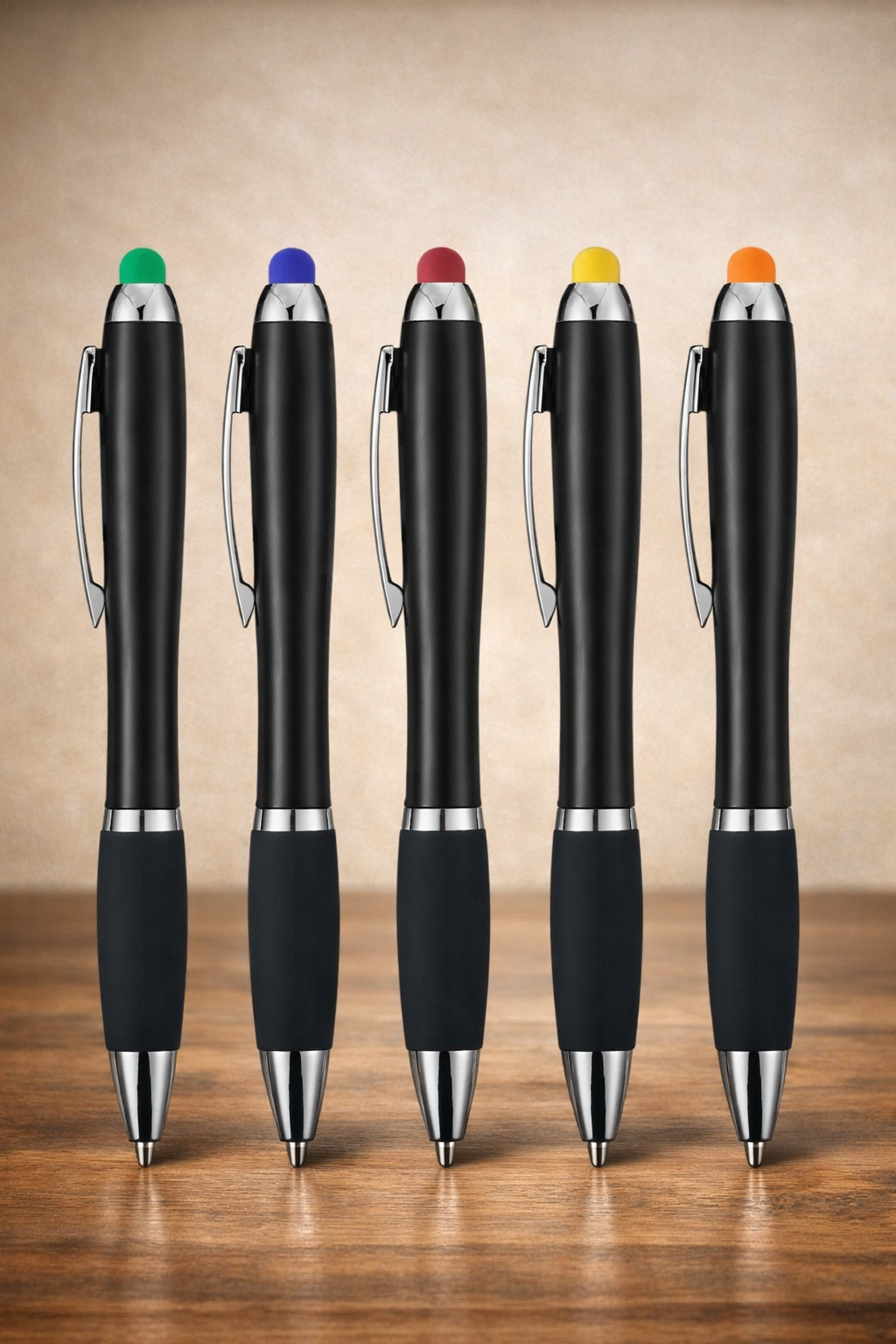 Bulk Personalised LED Stylus Pens (Laser Engraved)