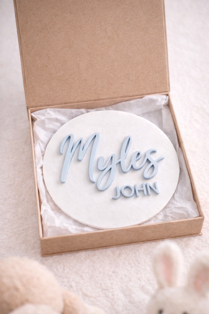 Personalised Acrylic Name Plaque