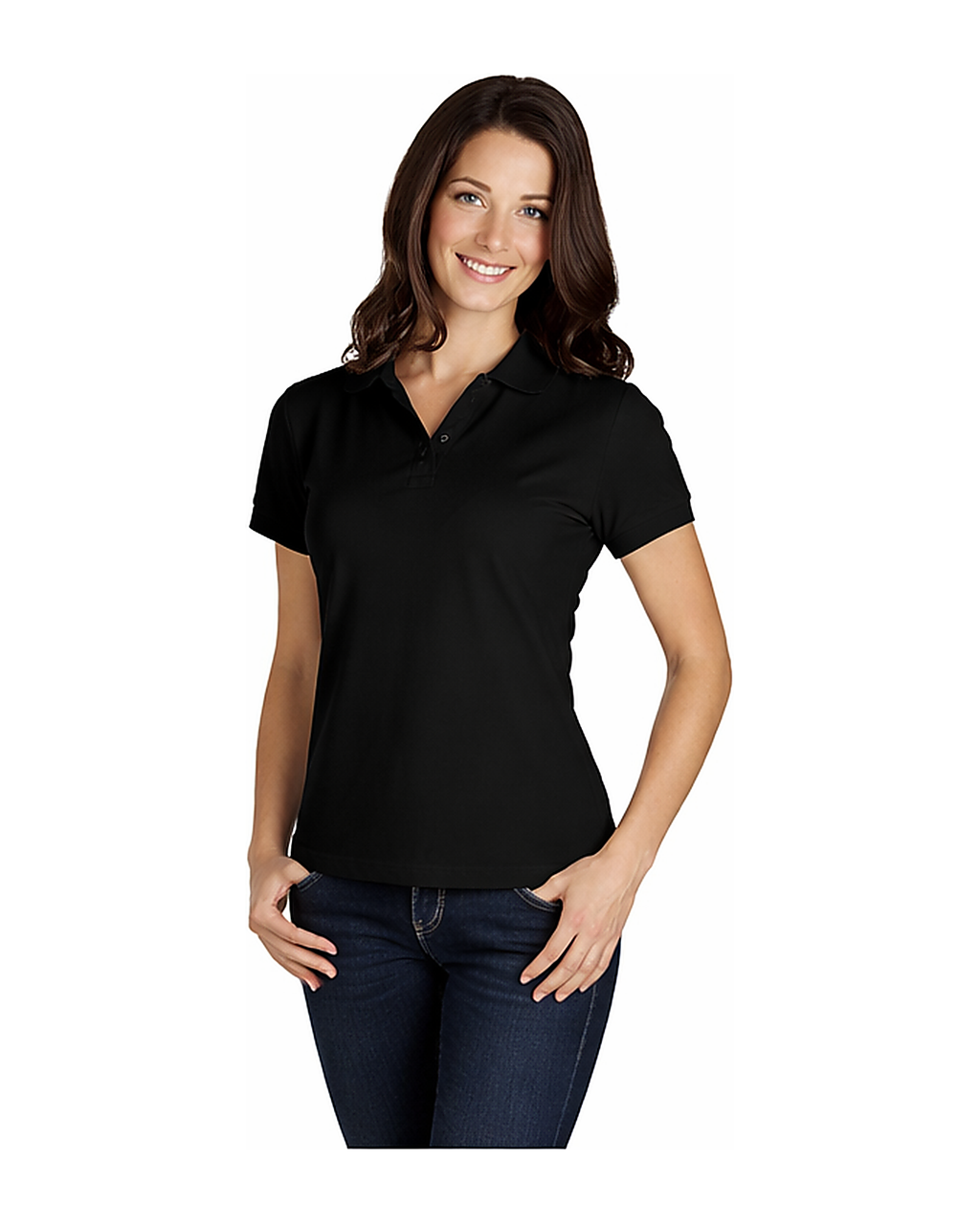 Custom Embroidered Ladies Polo Shirt