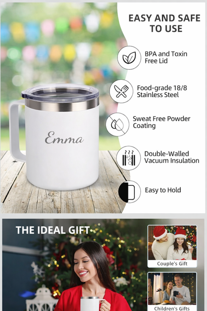 Personalised Mug & Rose Gift Set