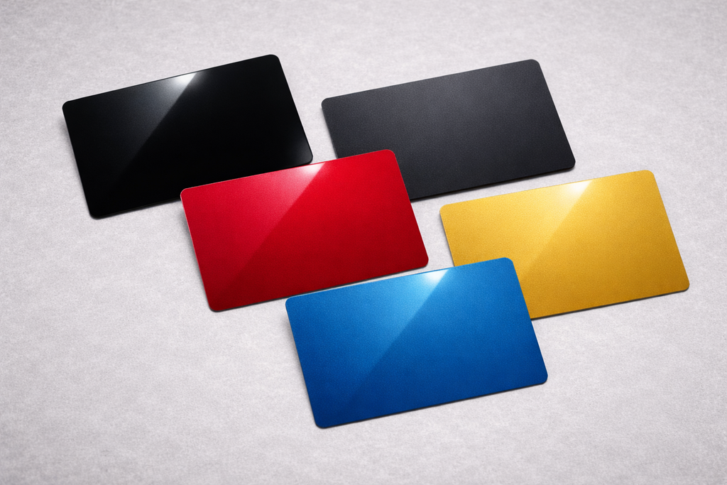 Bulk Personalised Metal Business Cards - Starting from 10 pcs