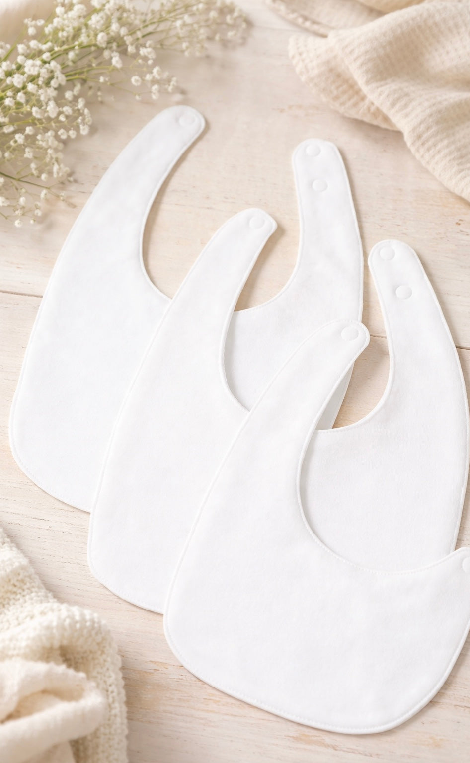 Personalised Embroidered Thick Baby Bib