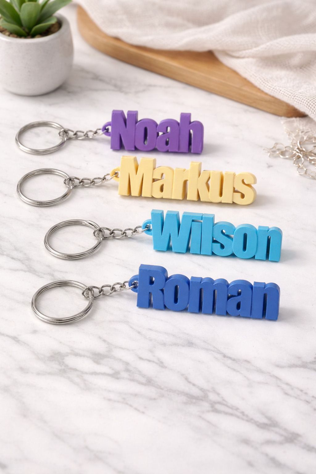 Personalised Name Display & Keychain