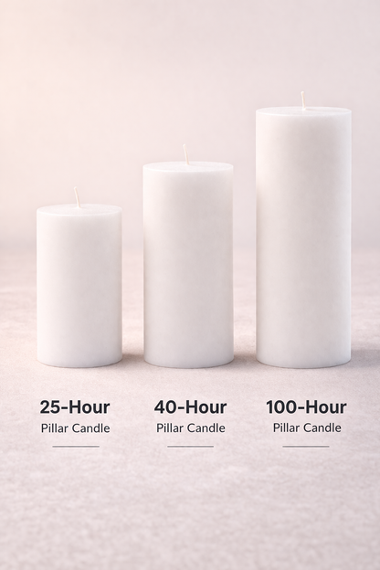 Personalised Christening Pillar Candle - Boy