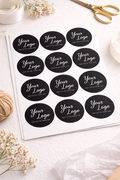 Circle Custom Label Stickers
