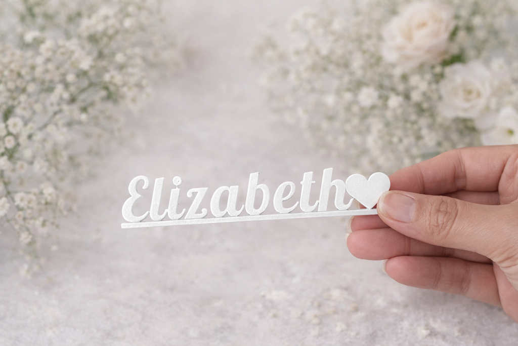 Personalised Scrunchie & Name Gift Set