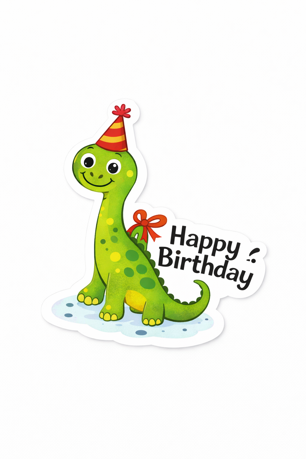 Happy Birthday Sticker - Kids