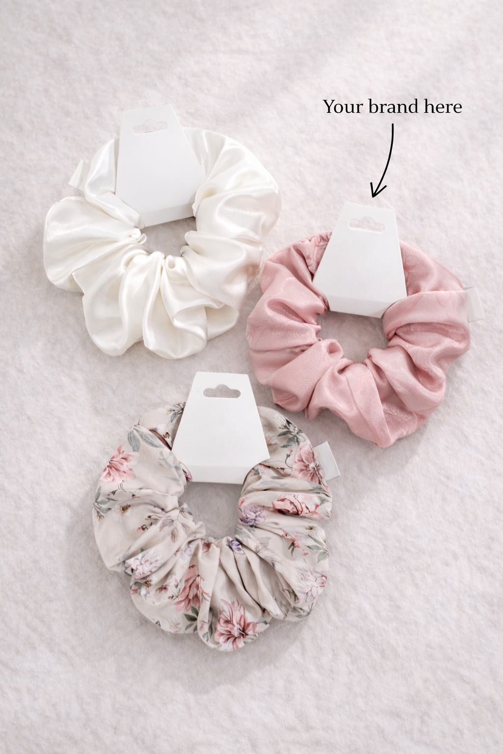 Bulk Medium Satin & Printed Scrunchies - Starting from 10 pcs