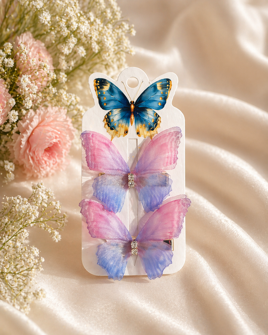 Butterfly Hair Clips – Set of 2
