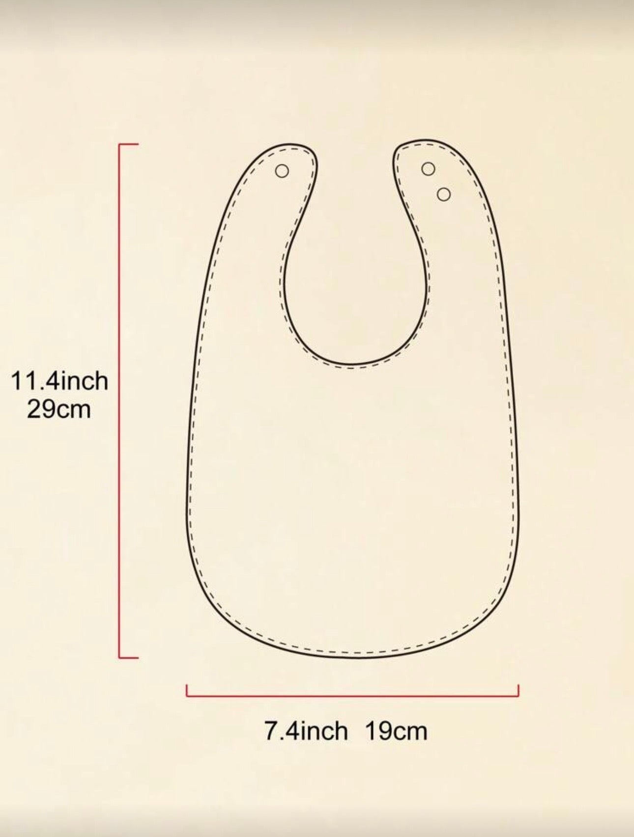 Personalised Embroidered Thick Baby Bib