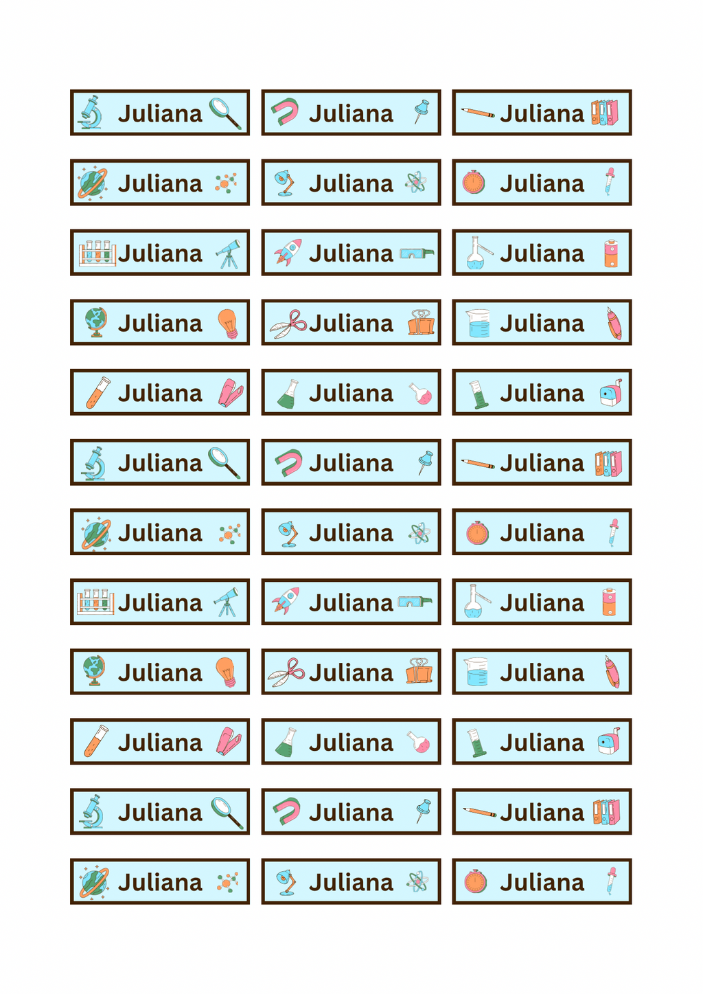 Sports Theme Sticker - Waterproof A4 Value Sheet