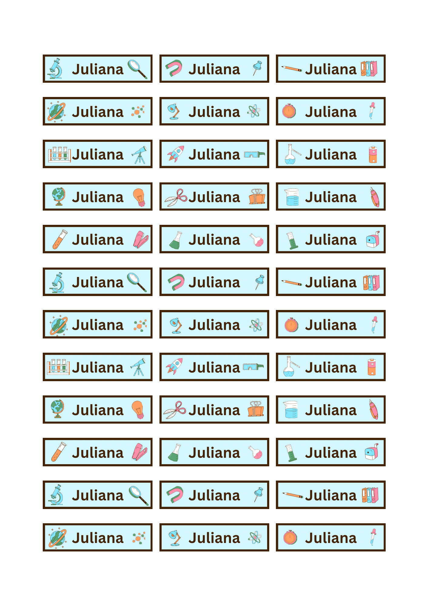 Sports Theme Sticker - Waterproof A4 Value Sheet