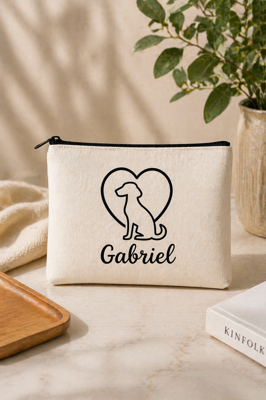 Kids Personalised Canvas Pouch