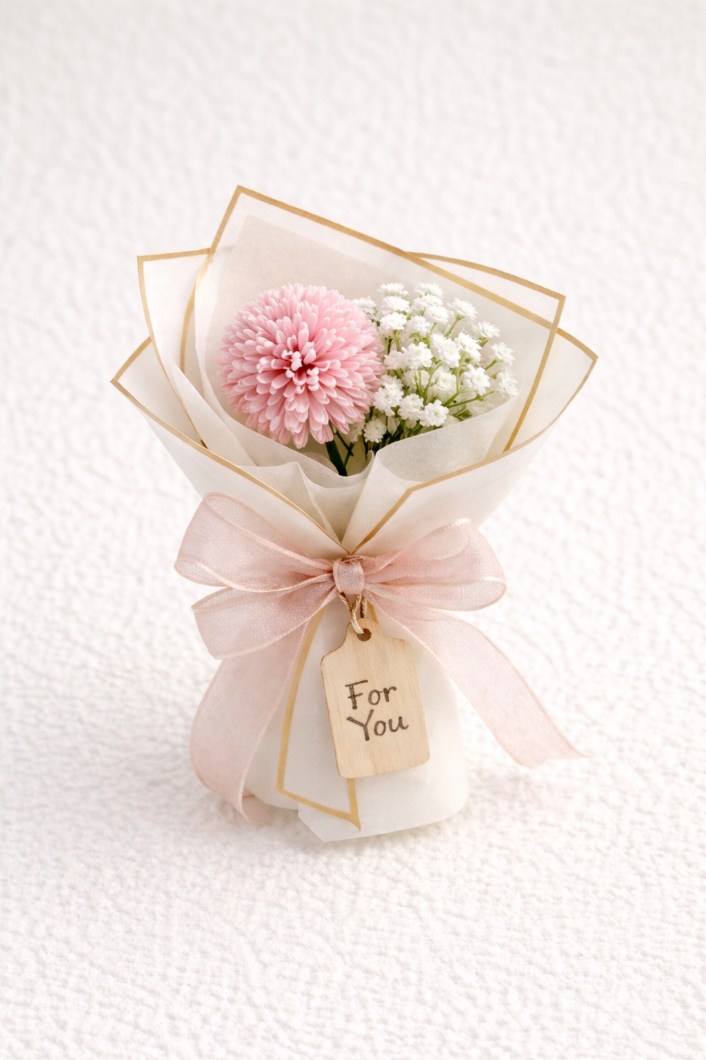 Personalised Candle & Artificial Flower Gift Box