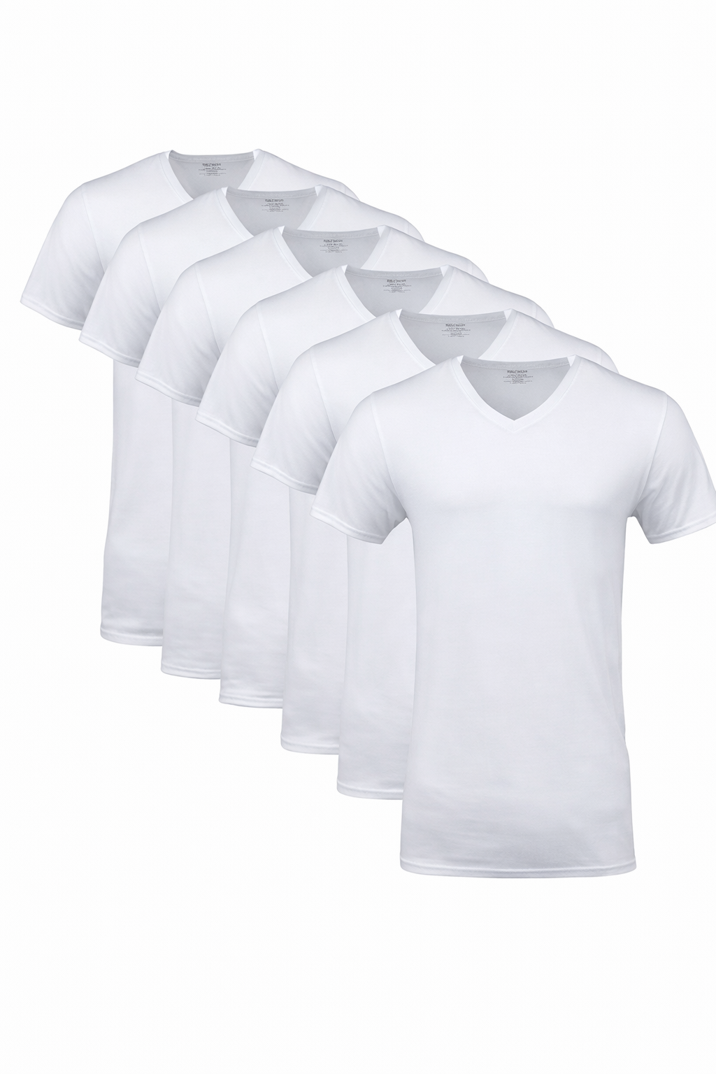 Bulk Custom Embroidered Men’s V-Neck T-Shirt
