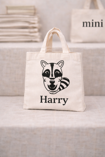 Personalised Kids VINYL Tote Bag