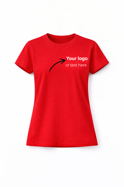 Custom Embroidered Ladies Tee