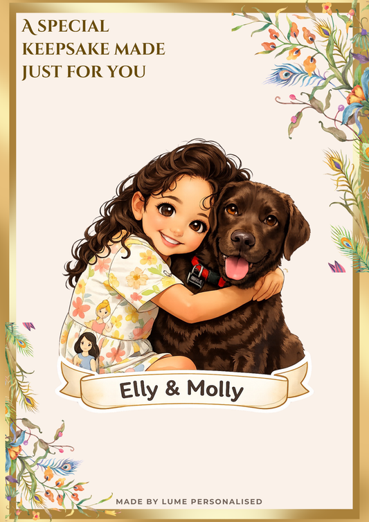 Custom Magnet with Backing Card (Chibi illustration) - Keepsake (Copy)