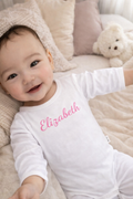 Personalised Bonds Long-Sleeve Baby Bodysuit
