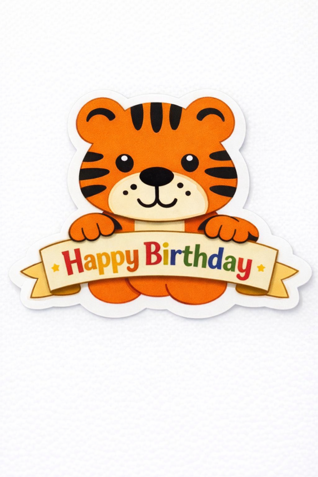 Happy Birthday Sticker - Kids