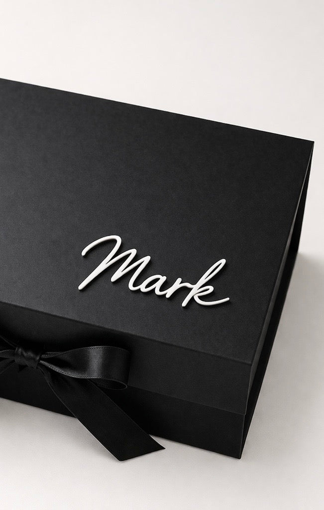 Personalised Medium-size Gift Box - Black