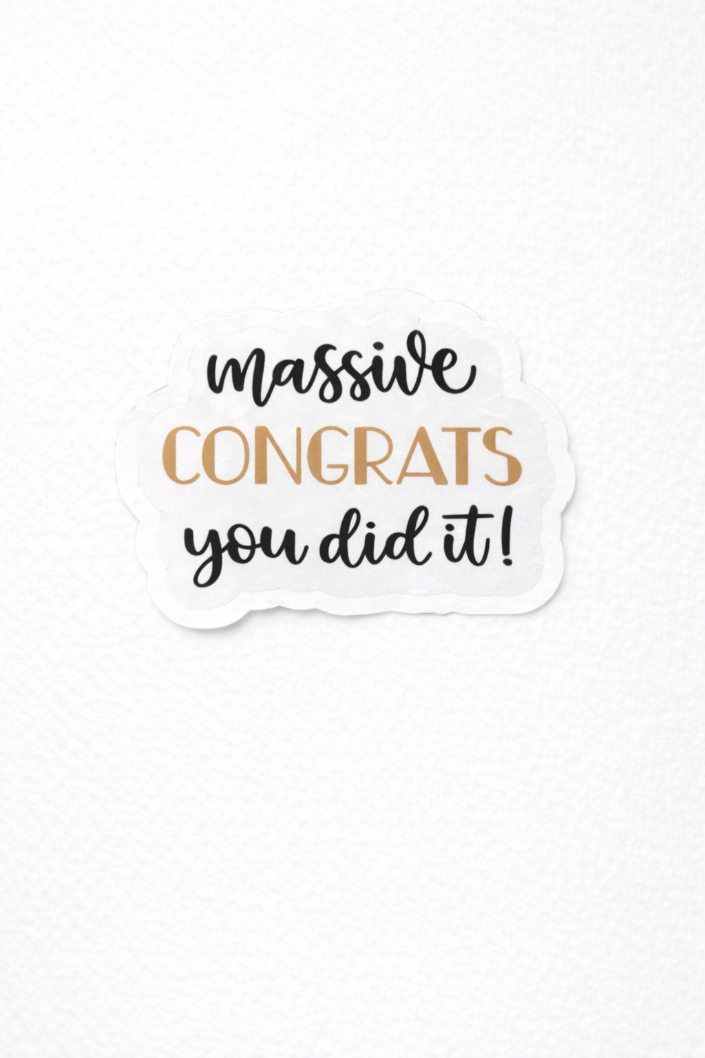 Congratulations Sticker