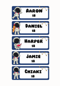 Space / Astronaut Theme Sticker - Waterproof A4 Value Sheet