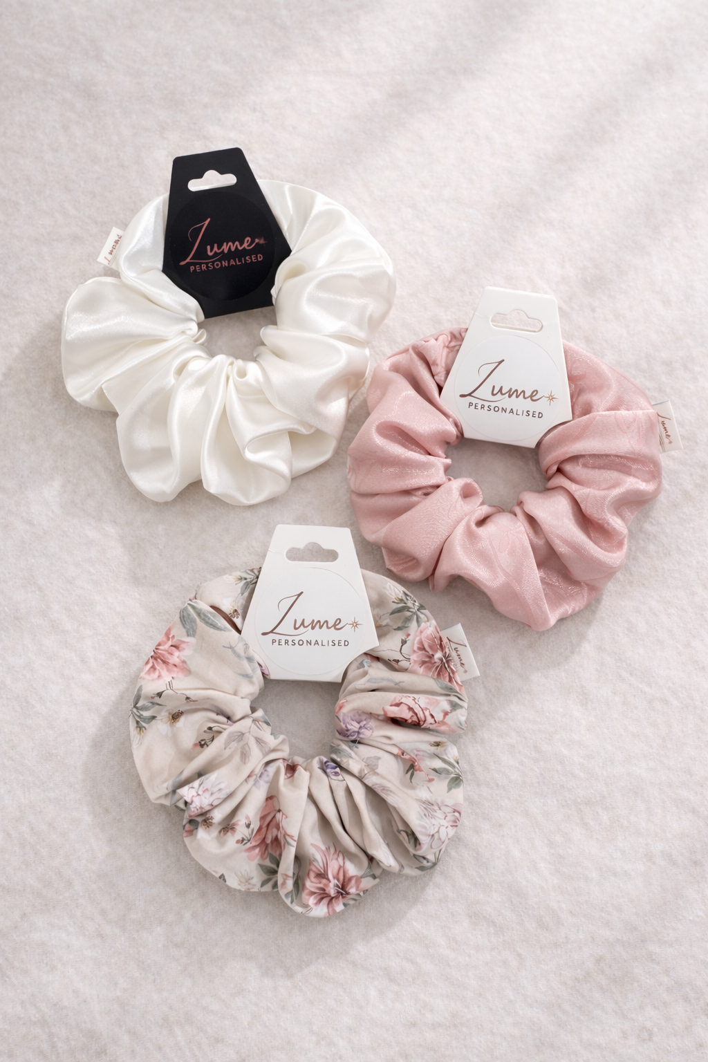 Luxe Scrunchie Gift Box (Set of 3)
