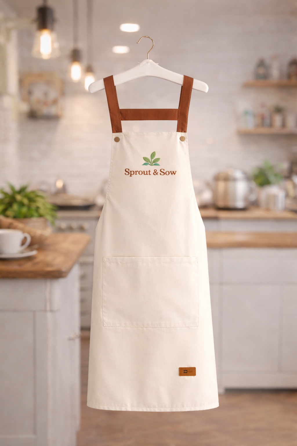 Custom Personalised Apron - White