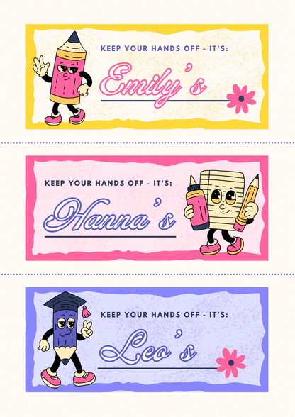 Cute Girl Aesthetic Theme Sticker - Waterproof A4 Value Sheet