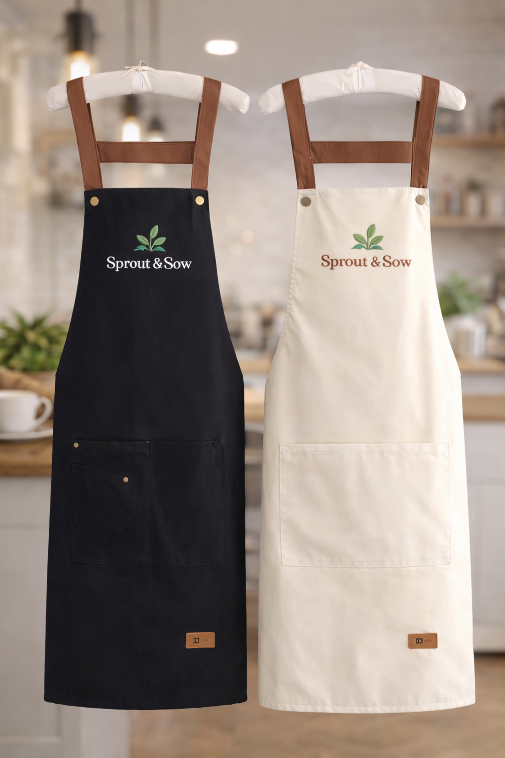 Custom Personalised Apron - Black