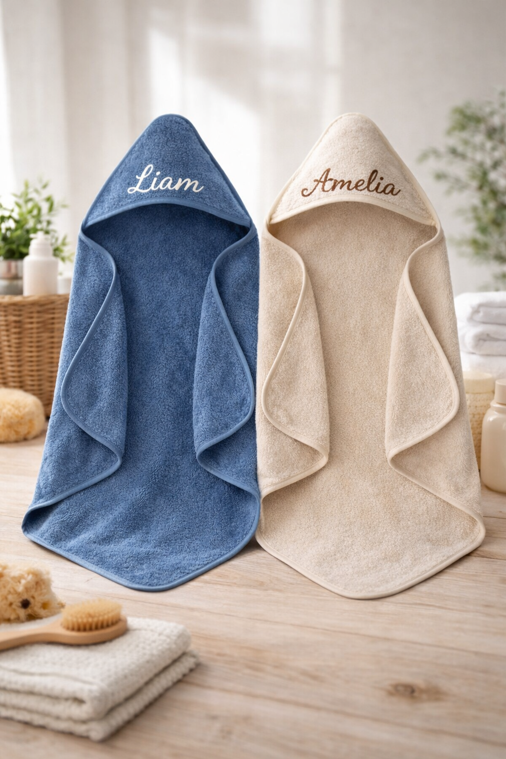 Personalised Hooded Baby Towel