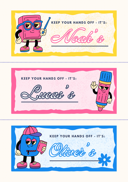 Cute Girl Aesthetic Theme Sticker - Waterproof A4 Value Sheet