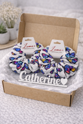 Personalised 3D Name Stand + Scrunchie Gift Set