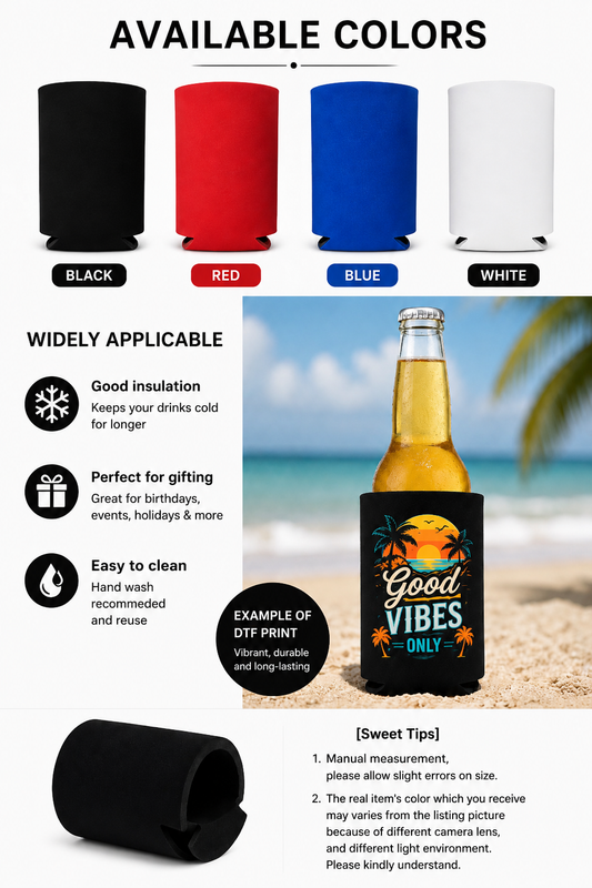 Personalised Stubby Holder – Custom DTF Print