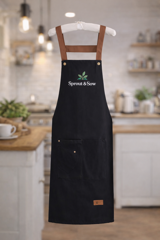 Custom Personalised Apron - Black