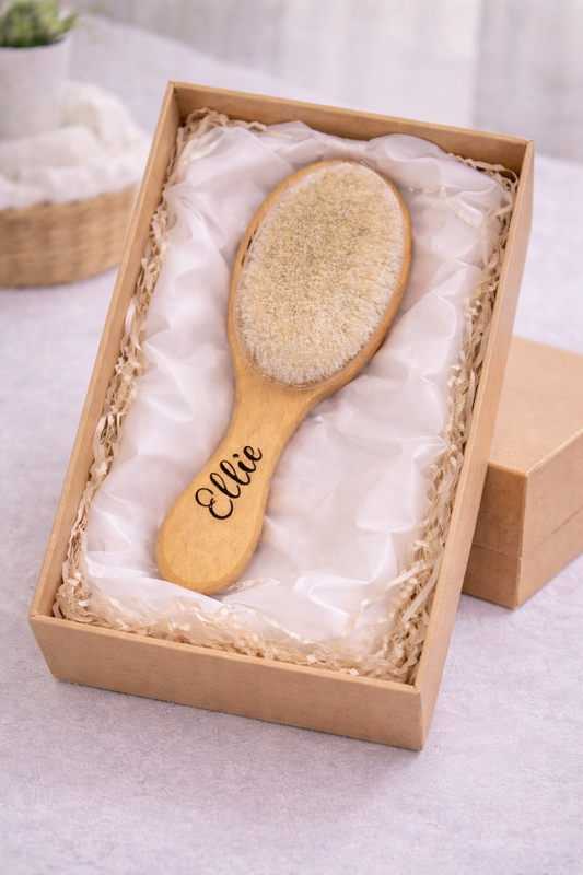 Personalised Baby Wool Brush
