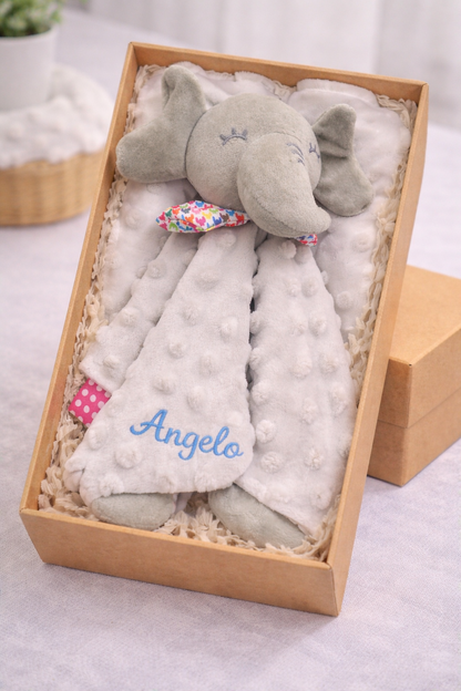 Personalised Elephant Comforter