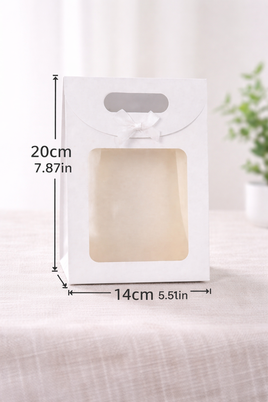 Gift Bag with Clear Window 20cm x 14cm