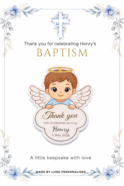 Custom Magnet with Backing Card - Baptism