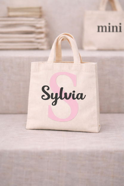 Personalised Kids VINYL Tote Bag