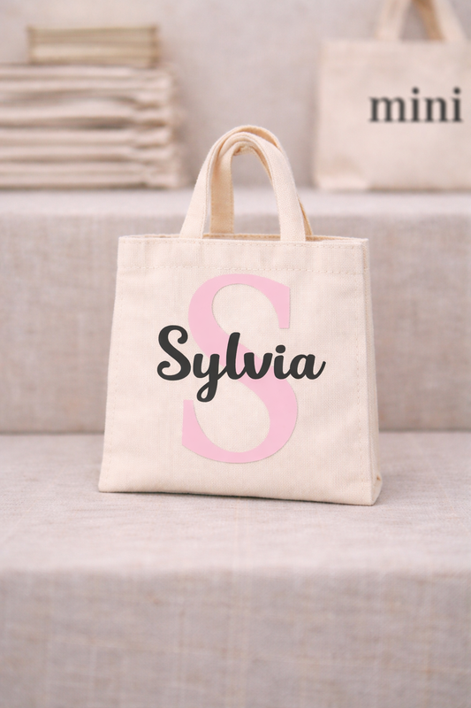 Personalised Kids VINYL Tote Bag