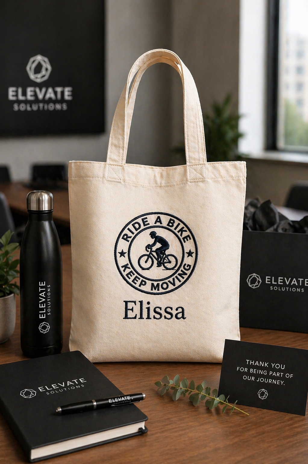 Personalised EMBROIDERED Tote Bag