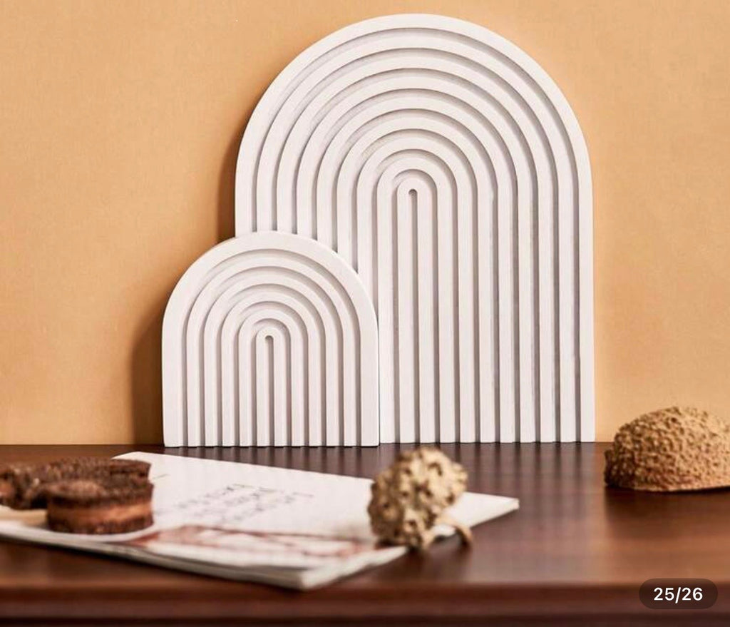 Personalised Wooden Rainbow Plaque Set