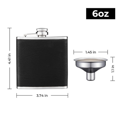 Personalised Hip Flask Gift Set