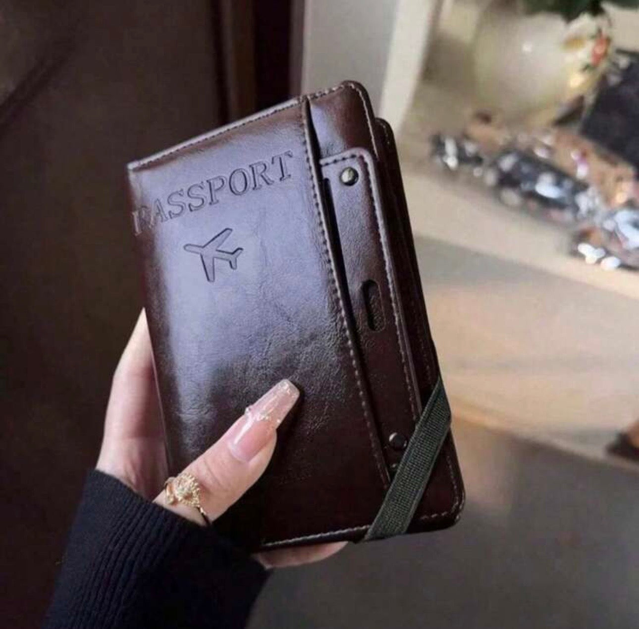 Personalised Passport Holder &amp; Card Case (PU Leather)