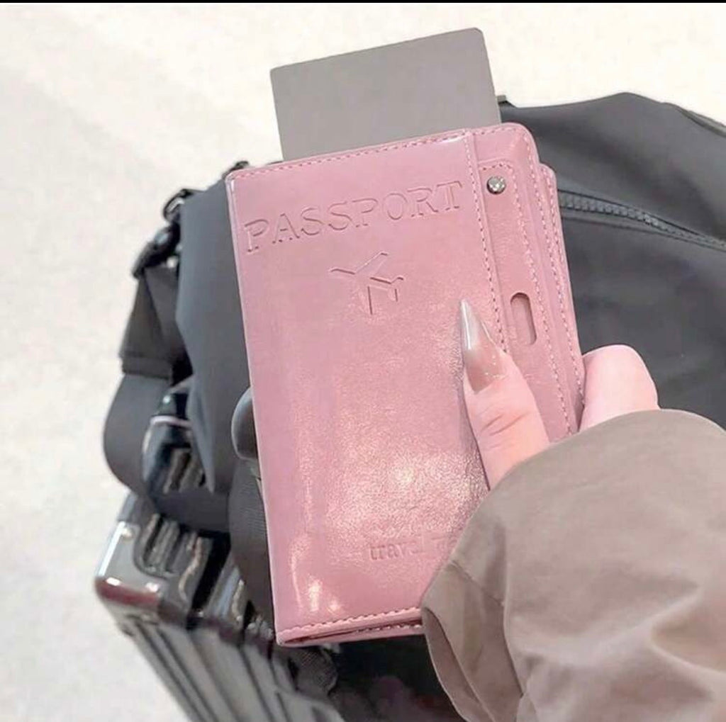 Personalised Passport Holder &amp; Card Case (PU Leather)