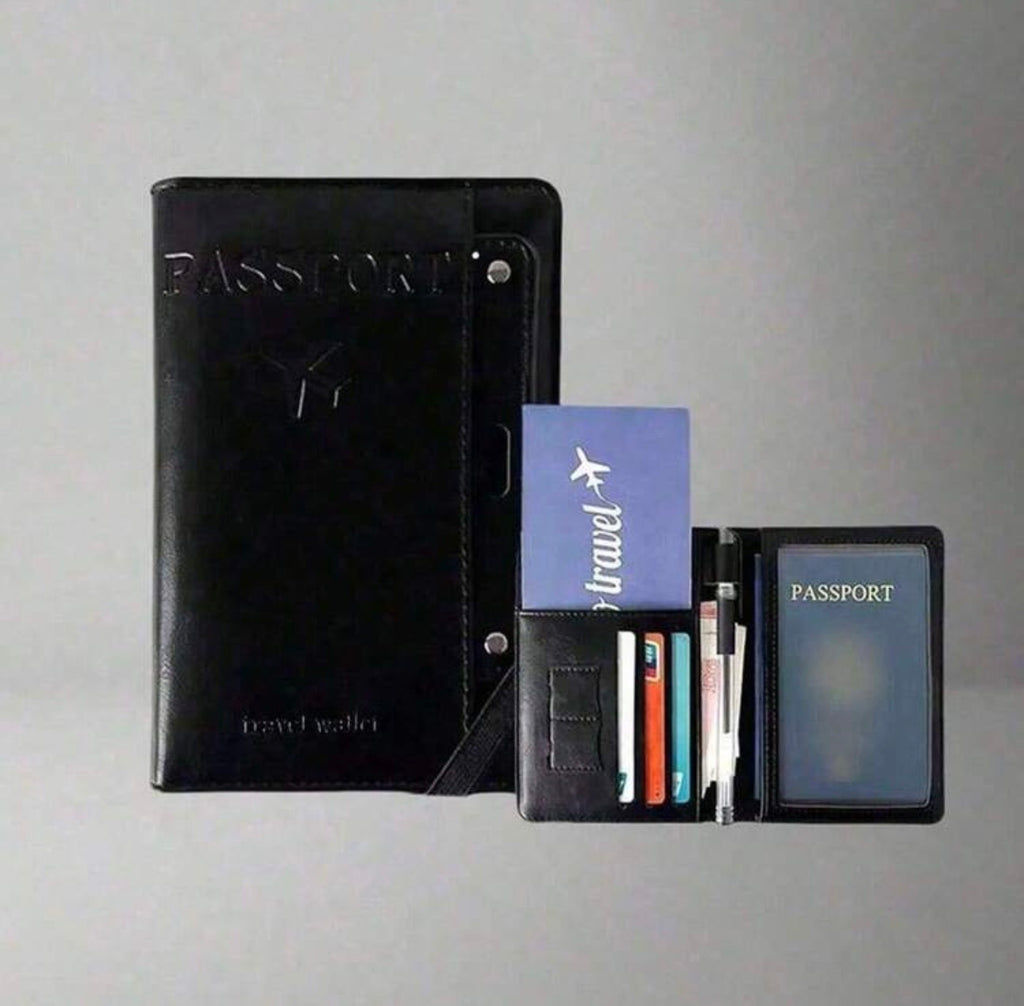 Personalised Passport Holder &amp; Card Case (PU Leather)